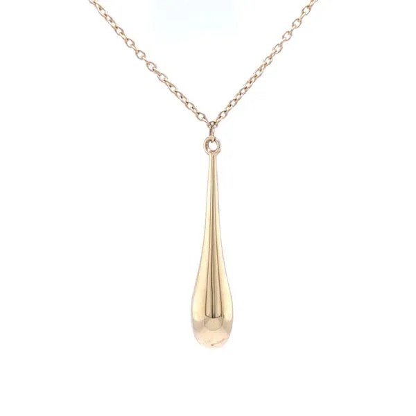 Classy Teardrop Style Gold Pendant Bryan Jewelry Prattville, AL