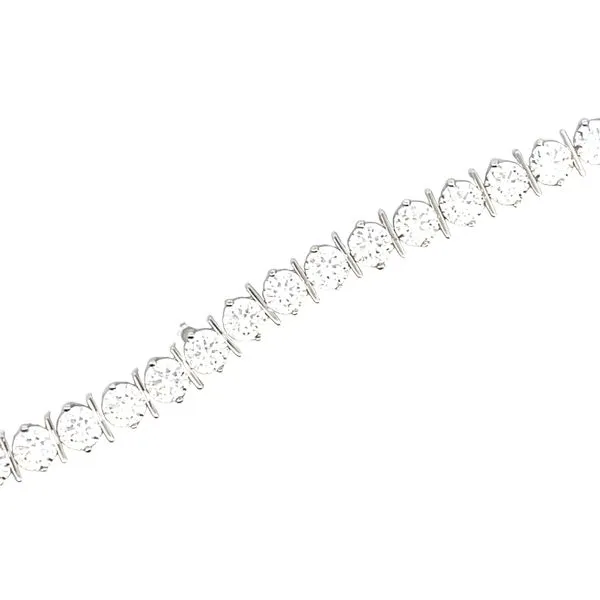 Previously Loved-from a prior estate-CZ Tennis Bracelet-14kw14.2g Image 2 Bryan Jewelry Prattville, AL