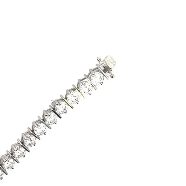 Previously Loved-from a prior estate-CZ Tennis Bracelet-14kw14.2g Bryan Jewelry Prattville, AL