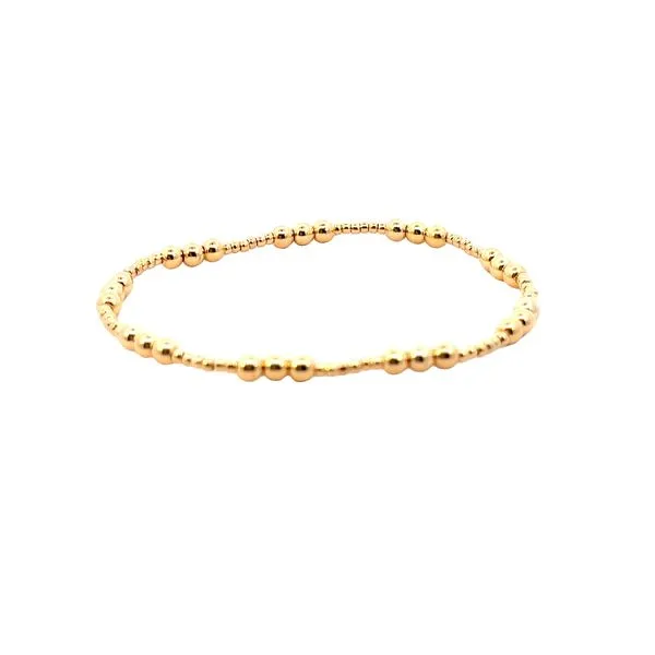 3-4mm 6 2mm alternating gold filled bead bracelet Bryan Jewelry Prattville, AL