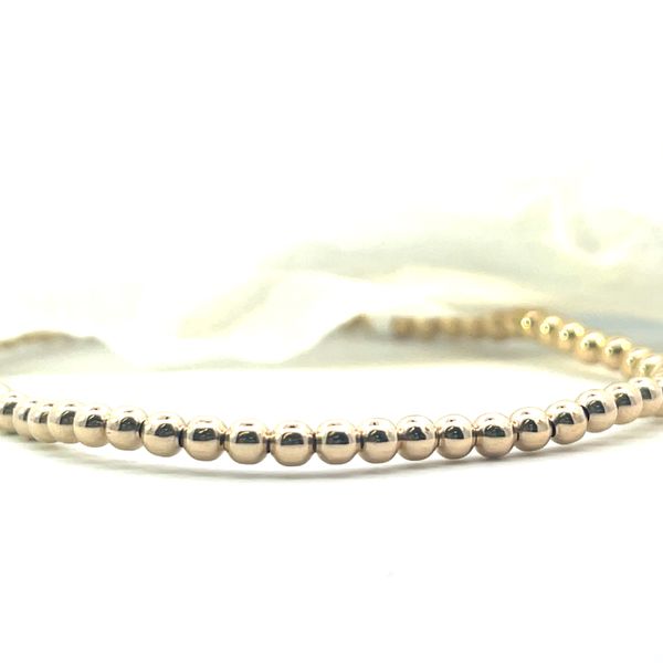 3MM GOLD FILLED STRETCH BRACELET Image 4 Bryan Jewelry Prattville, AL