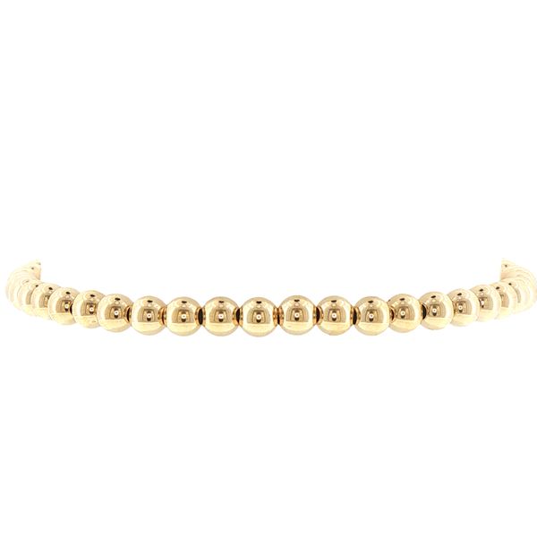 4MM GOLD FILLED STRETCH BEAD BRACELET Bryan Jewelry Prattville, AL