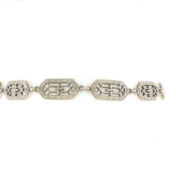 Art Deco Fancy Link Estate Bracelet Image 2 Bryan Jewelry Prattville, AL