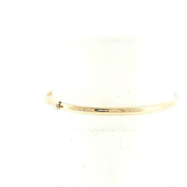 Simply Polished Gold Bangle Image 2 Bryan Jewelry Prattville, AL