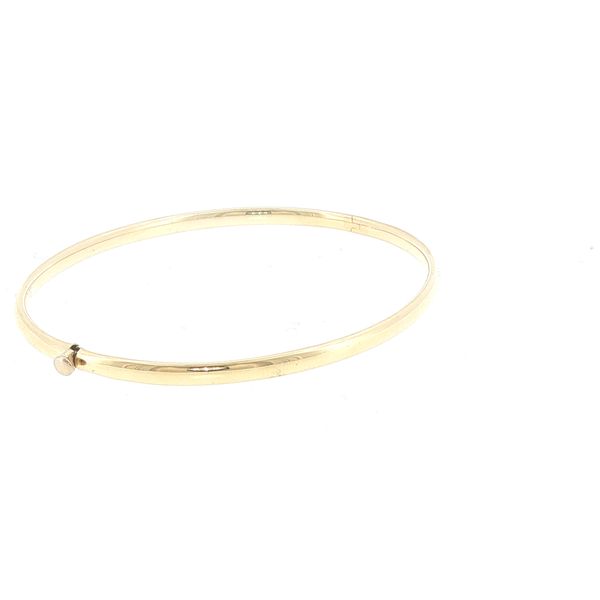 Simply Polished Gold Bangle Image 3 Bryan Jewelry Prattville, AL