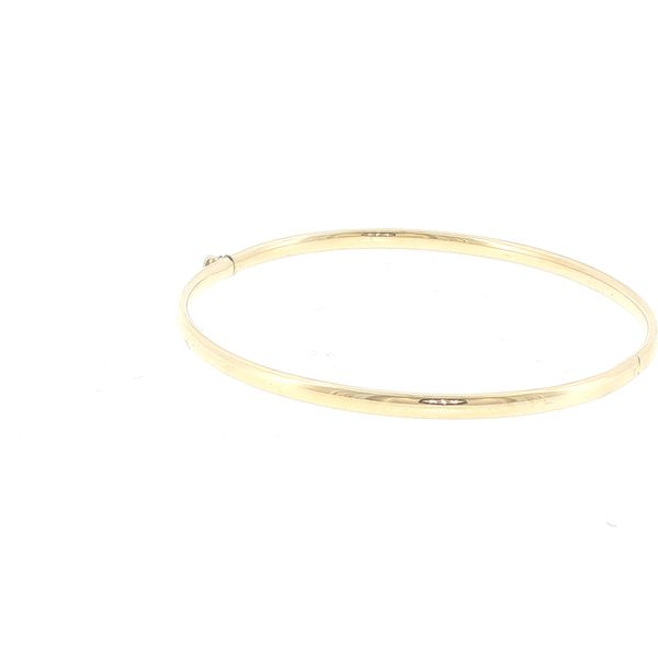 Simply Polished Gold Bangle Image 4 Bryan Jewelry Prattville, AL