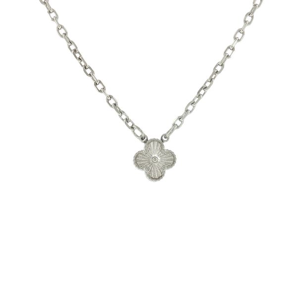 Lucky Little Charm: Children’s Stainless Steel Clover Necklace Bryan Jewelry Prattville, AL