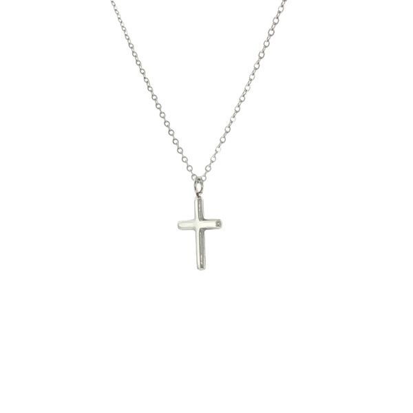 A Meaningful Classic: Children’s Stainless Steel Cross Necklace Image 3 Bryan Jewelry Prattville, AL