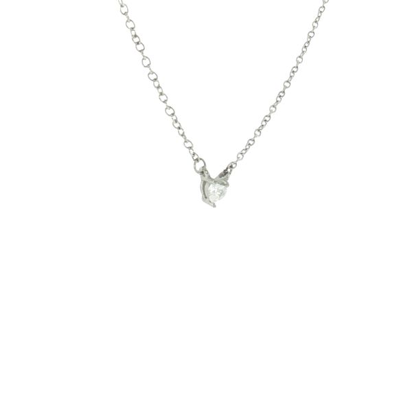 A Tiny Sparkle of Love: Children’s Stainless Steel CZ Heart Necklace Image 2 Bryan Jewelry Prattville, AL