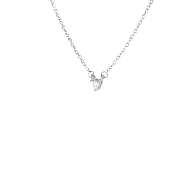A Tiny Sparkle of Love: Children’s Stainless Steel CZ Heart Necklace Image 3 Bryan Jewelry Prattville, AL