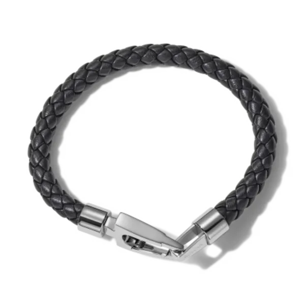 Black Leather Marine Star Bracelet Image 2 Bryan Jewelry Prattville, AL