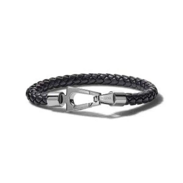 Black Leather Marine Star Bracelet Bryan Jewelry Prattville, AL