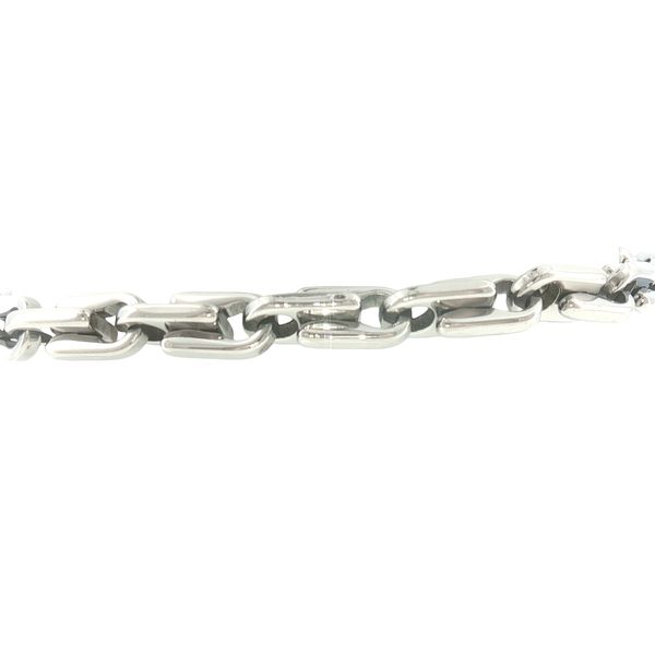 Modern Edge: Stainless Steel Zipper Style Open Link Bracelet Bryan Jewelry Prattville, AL