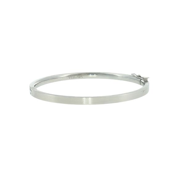 Sleek Everyday Essential: Stainless Steel 2.5mm Flat Bangle Bracelet Bryan Jewelry Prattville, AL
