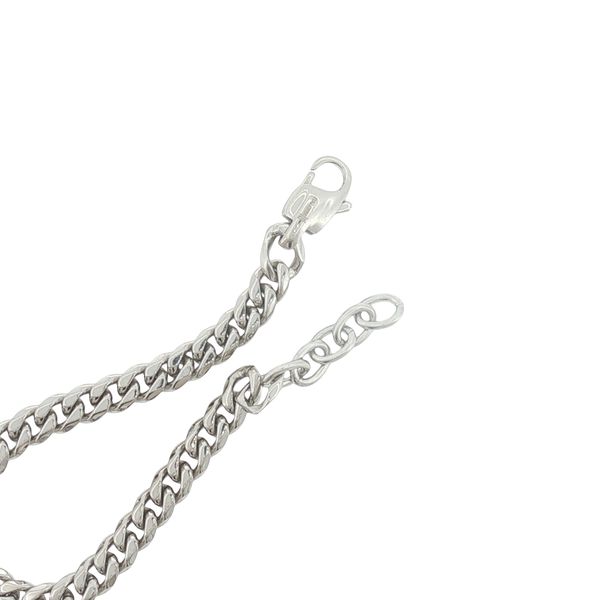 Bold Everyday Style: Junior Essentials Stainless Steel Curb Bracelet Image 2 Bryan Jewelry Prattville, AL
