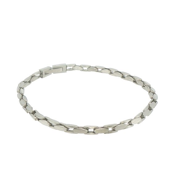 3mm Stainless Steel Fluted Bracelet Image 2 Bryan Jewelry Prattville, AL