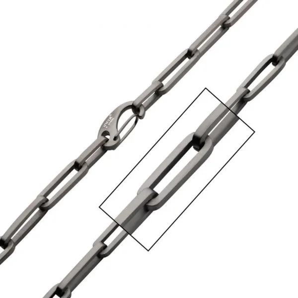 Gunmetal paperclip link Bryan Jewelry Prattville, AL