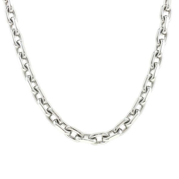 Modern Maritime Style: Stainless Steel Open Link Anchor Chain Bryan Jewelry Prattville, AL
