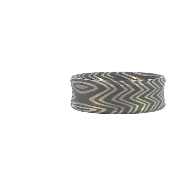 A Damascus acid finish Zebra band Bryan Jewelry Prattville, AL