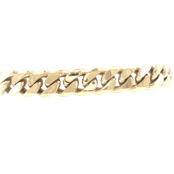 Classic Confidence: Gold IP Stainless Steel Curb Bracelet Bryan Jewelry Prattville, AL