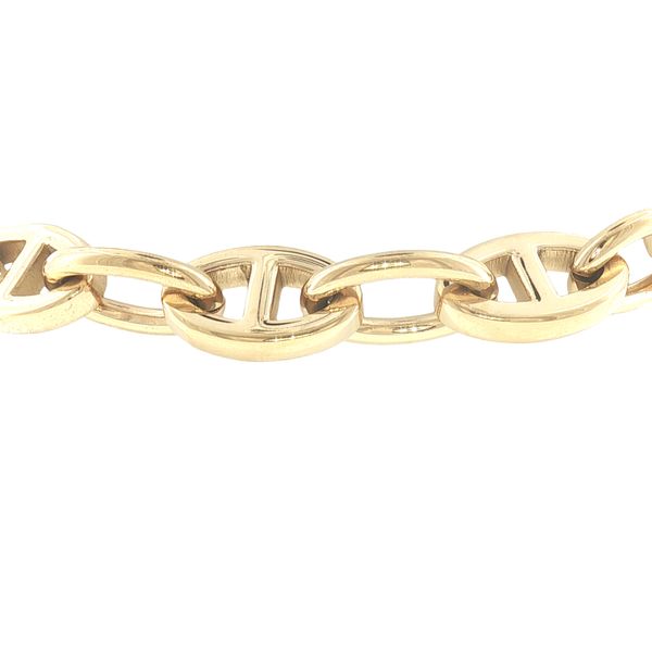 Nautical Strength Style: Gold IP Stainless Steel Mariner Link Bracelet Bryan Jewelry Prattville, AL