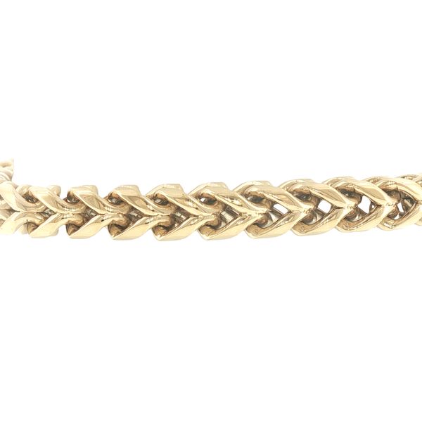 Bold Everyday Style: Gold IP Stainless Steel 6mm Franco Bracelet Image 2 Bryan Jewelry Prattville, AL