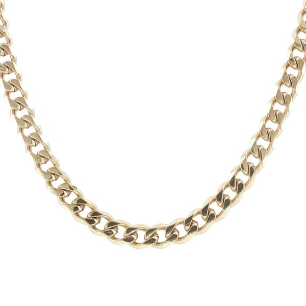 Bold Gold-Tone Classic: Stainless Steel IP Plated Curb Chain Bryan Jewelry Prattville, AL