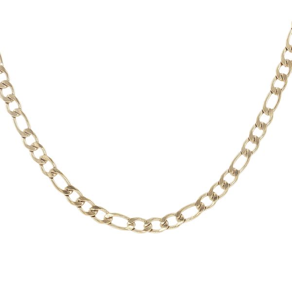Classic Rhythm in Gold Tone: Stainless Steel IP Plated Figaro Chain Bryan Jewelry Prattville, AL