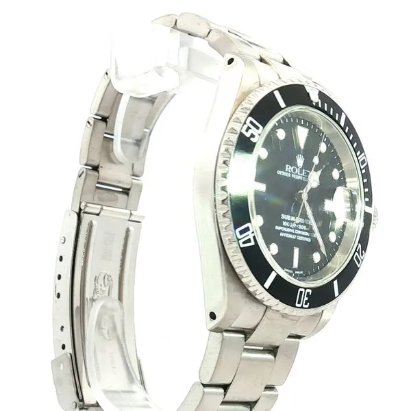 Classic Submariner Style - Stainless with black dial and bezel Image 2 Bryan Jewelry Prattville, AL