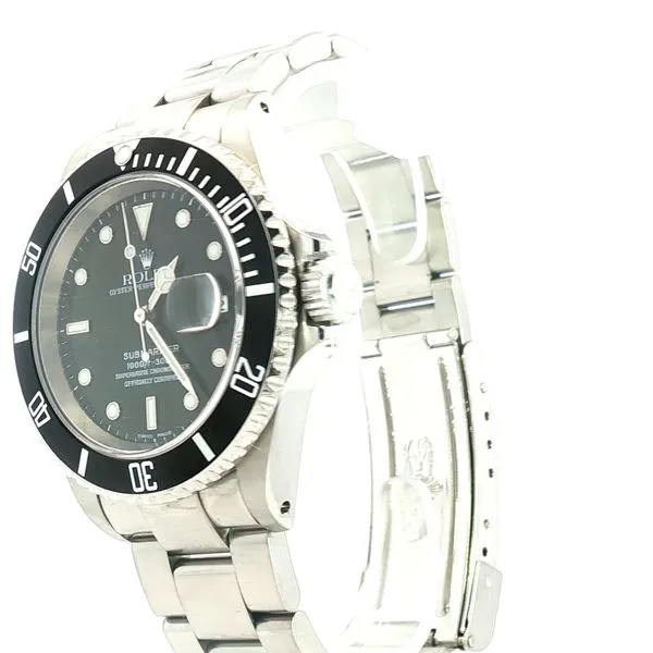 Classic Submariner Style - Stainless with black dial and bezel Image 3 Bryan Jewelry Prattville, AL