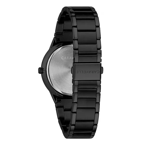 Caravelle by Bulova Black IP Plated Men's Quartz Watch Image 2 Bryan Jewelry Prattville, AL