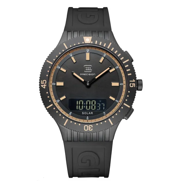 Glock solar 46mm steel case w/black textile strap Bryan Jewelry Prattville, AL