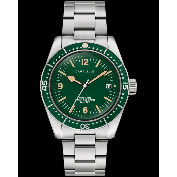 Caravelle Vintage Sea Hunter Automatic Watch Image 4 Bryan Jewelry Prattville, AL
