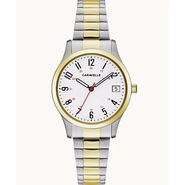 Traditional Caravelle-24 Hour Dial-Stretch Band-TT Bryan Jewelry Prattville, AL