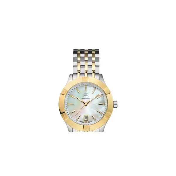 36mm Swiss movement with mother of pearl & 12 diamonds water resist to 100m Image 5 Bryan Jewelry Prattville, AL
