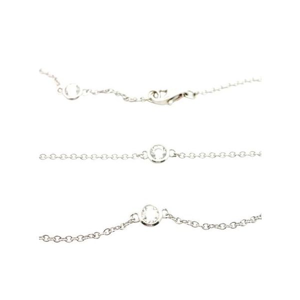 60-Inch Sterling Silver CZ Station Necklace Bryan Jewelry Prattville, AL