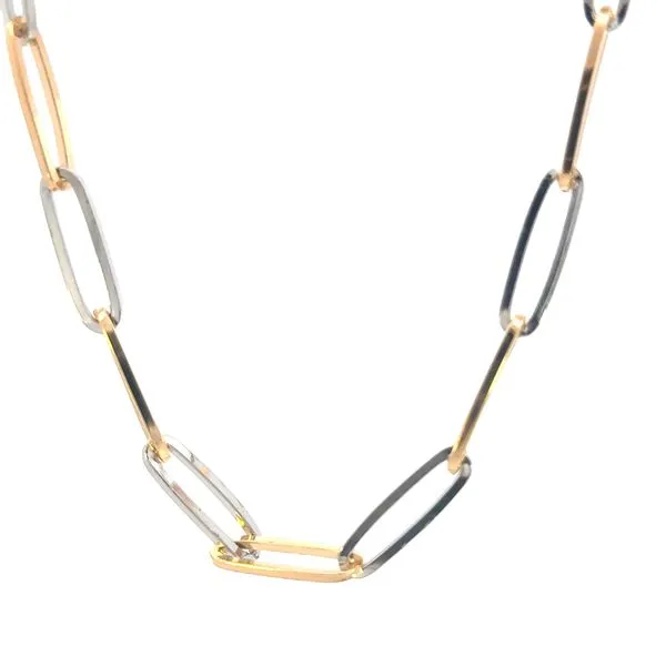 TT silver & gold filled Link necklace Image 3 Bryan Jewelry Prattville, AL