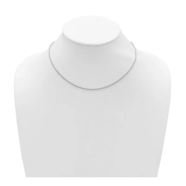 Sterling Silver adjustable rope chain, wearable at 16-17-18 inches Image 2 Bryan Jewelry Prattville, AL