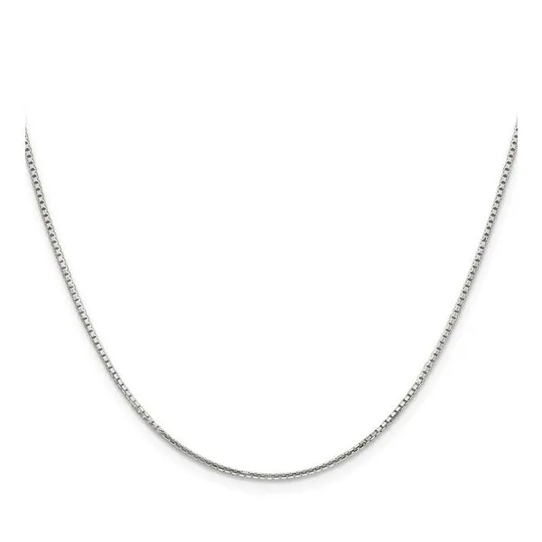 Sterling Silver 1.25mm 8 sided diamond-cut box chain Image 4 Bryan Jewelry Prattville, AL