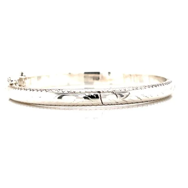 Engraved sterling silver child's bangle Bryan Jewelry Prattville, AL