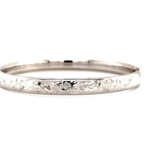 Ladies sterling silver all over floral bracelet Bryan Jewelry Prattville, AL