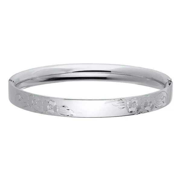 8mm flat top sterling silver bangle bracelet Bryan Jewelry Prattville, AL