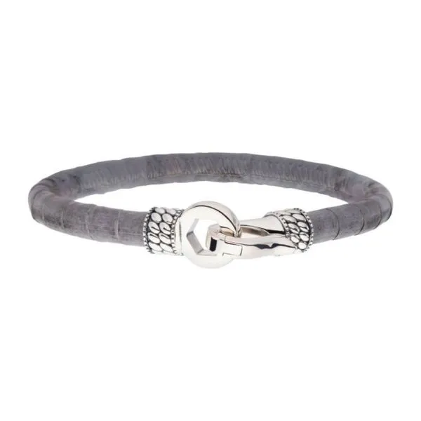 Gray python 6mm w/ster silver Bryan Jewelry Prattville, AL