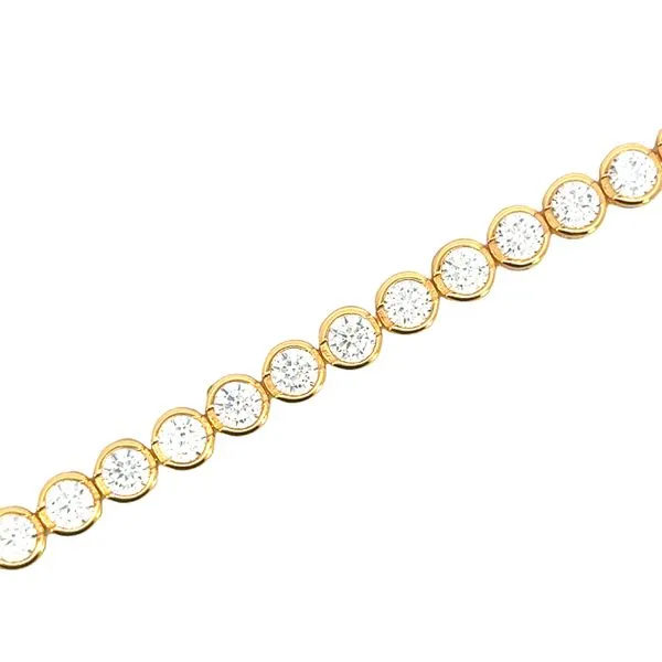 Yellow Plated Sterling CZ tennis bracelet Bryan Jewelry Prattville, AL