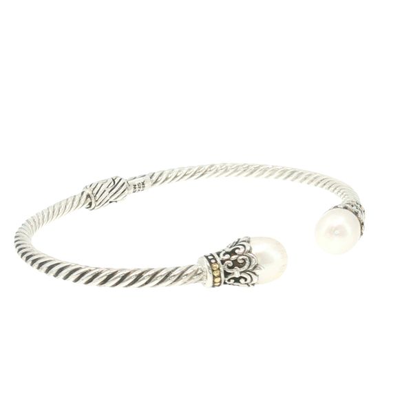 Island Elegance: Bali-Style Pearl Cuff Bracelet Image 2 Bryan Jewelry Prattville, AL