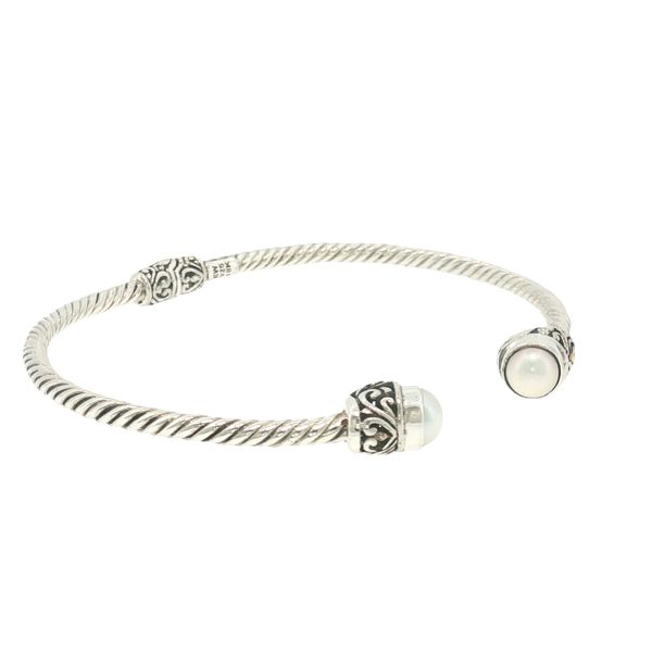 Artisan Elegance: Bali-Style Pearl Cuff Bracelet Image 2 Bryan Jewelry Prattville, AL