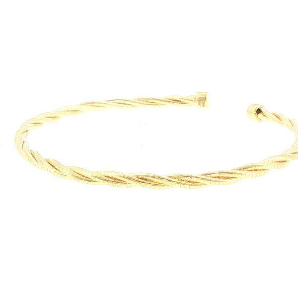 Tightly Twisted Cable Cuff Bracelet Image 3 Bryan Jewelry Prattville, AL