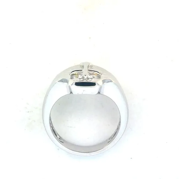 Gabriel Fashion-Sheild Ring with raised Cross Image 4 Bryan Jewelry Prattville, AL