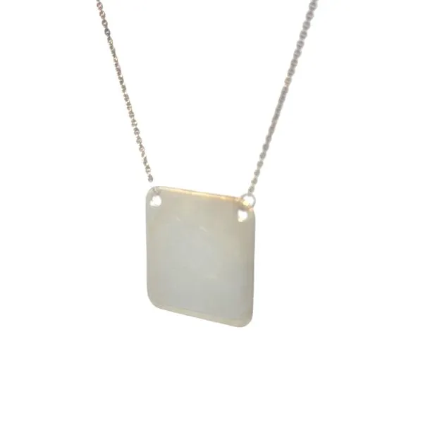 Sterling Silver Engravable Pendant Image 2 Bryan Jewelry Prattville, AL