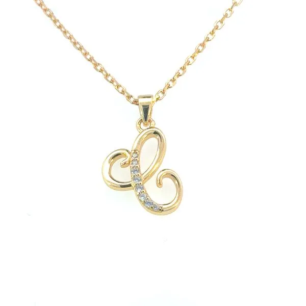 Script initial pendant Bryan Jewelry Prattville, AL